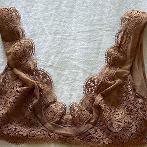 Lace Bralette in Brown